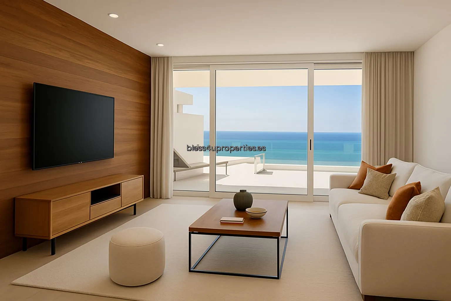 Luxe zeezicht appartement in Costa del Silencio, Las Galletas, beeld 2
